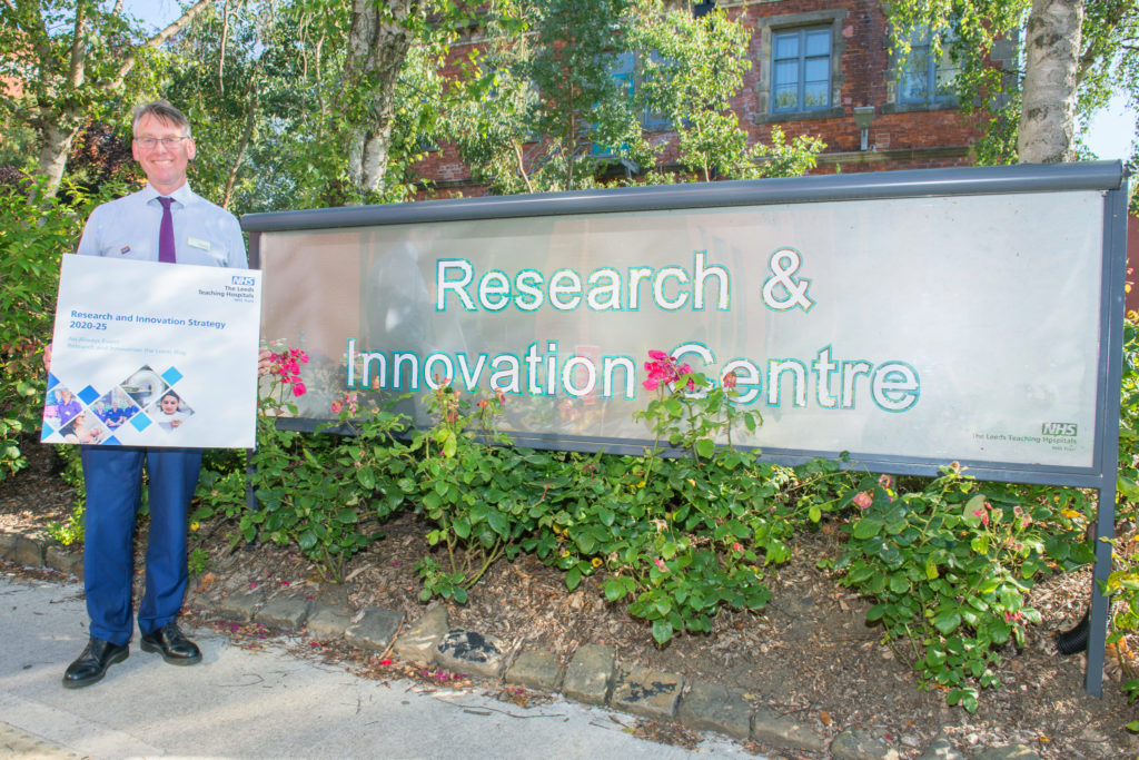 Julian Hartley Outside Leeds Research & Innovation