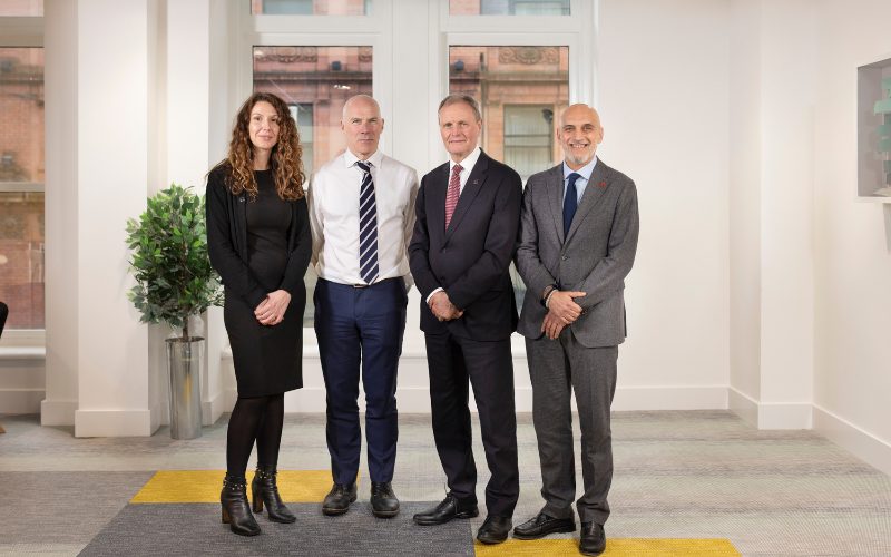 Dr Silvia Pedroni, Director of Operations (Medical) at the British Heart Foundation, Professor Mark Kearney, Interim Executive Dean, Faculty of Medicine and Health and Dean of Medicine at the University of Leeds, Professor Bryan Williams and Professor Khalid Naseem