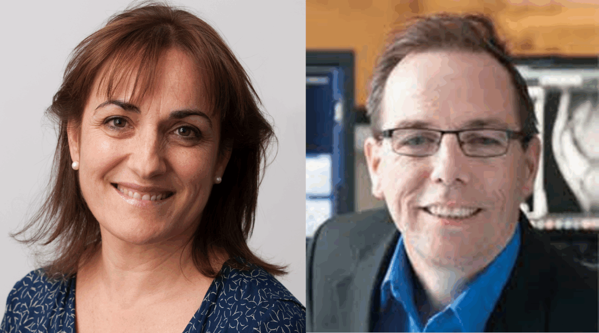 A combined image of Prof Helena Marzo-Ortega and Prof Dennis McGonagle